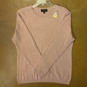 Talbots Blush Crew Neck Sweater
